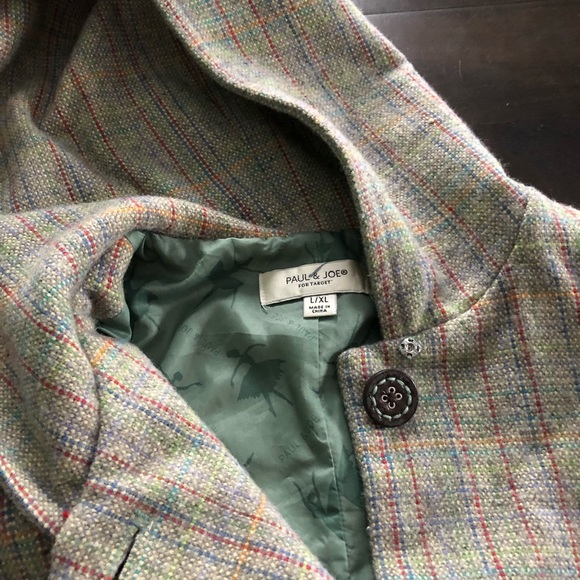 Paul & Joe Multicoloured Wool-blend Cape - Picture 4 of 6